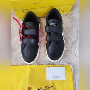 OFF-WHITE leather sneakers for kids